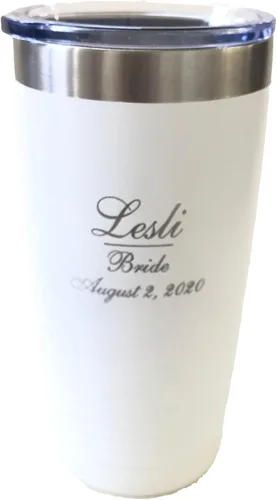 Vista 11 de Vaso aislante personalizado, 20 onzas, elige tu color personalizado (negro)