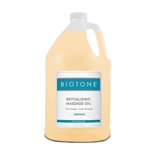 Vista 6 de Biotone Aceite de masaje revitalizante sin perfume, 8 onzas