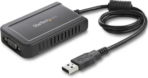 Vista 7 de StarTech Adaptador USB 2.0 a VGA, convertidor de monitor USB a VGA para Windows, 1440x900 (sin soporte para macOS/ChromeOS/Linux)