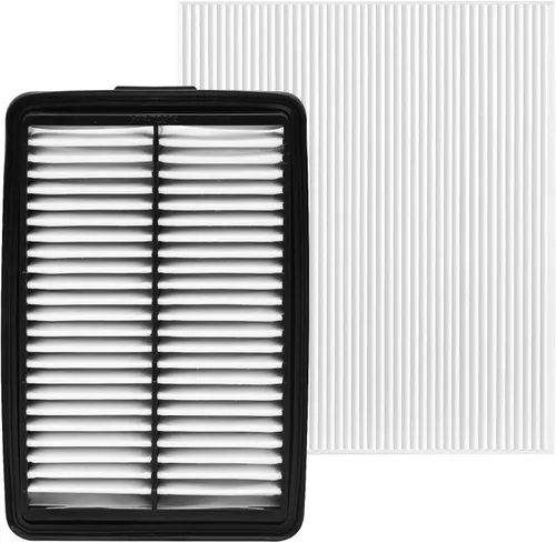 Vista 63 de Filtro de aire de cabina de motor de peine para Hyundai Accent 1.6L L4 2017 2016 2015 2014 2013 2012 Gris carbón