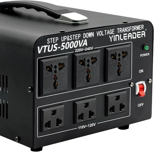 Vista 9 de Transformador de voltaje de 300 W, 110 V a 220 V