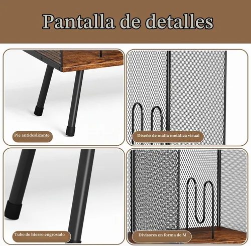 Vista 6 de X-cosrack Soporte grande para tocadiscos, soporte para discos de vinilo con capacidad para hasta 300 álbumes, soporte para tocadiscos estéreo de 3