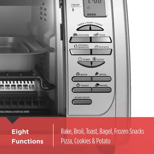 Vista 6 de Black & Decker Horno tostador , Posiciones de doble rack, N/A