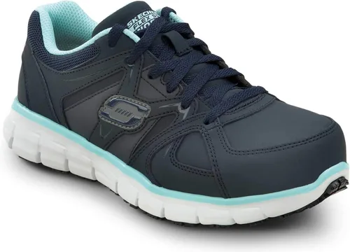 Vista 2 de Skechers Work Jackie - Mujer azul marino Aqua, punta de aleación de aluminio, EH, atlética