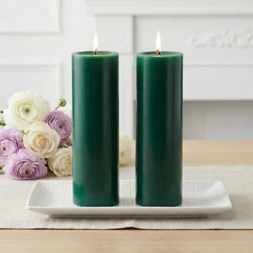 Vista 35 de Richland® Juego de 20 velas de pilar de 2 x 3 pulgadas, color marfil sin perfume