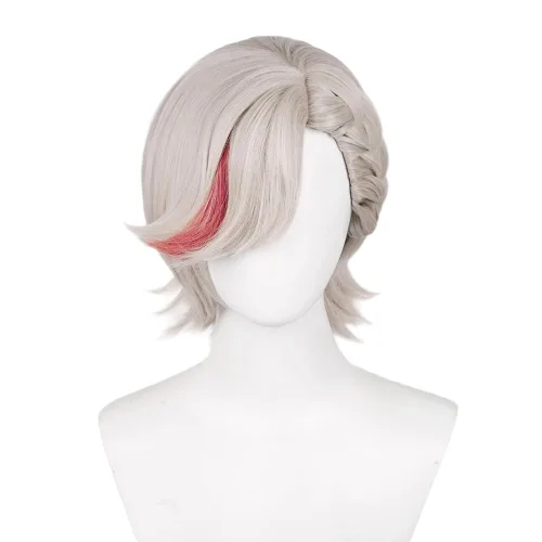 Vista 13 de Peluca para cosplay, disfraz de anime, pelo largo, cabello ondulado negro con flequillo y para mujer, fiesta familiar de Halloween Isolda