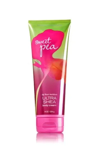 Vista 2 de Bath and Body Works Sweet Pea Ultra Shea Crema Corporal 8 onzas