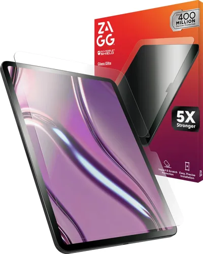 Vista 15 de ZAGG Glass Elite VisionGuard+ para iPad Mini 6ª generación - Protector de pantalla ultra resistente con capa Eyesafe® y preservación superior