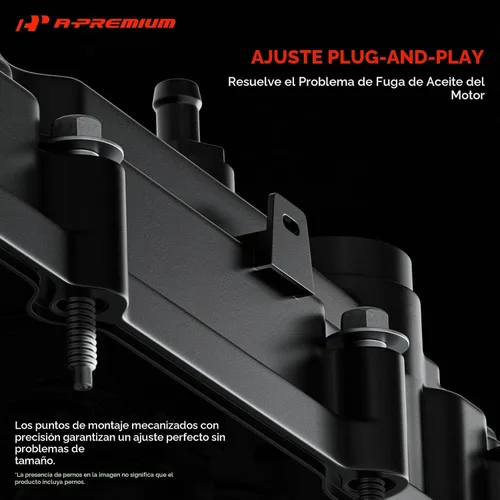 Vista 5 de A-Premium Cubierta de válvula de motor L4 2.0L compatible con Hyundai Elantra 2014-2016, Elantra Coupe 2014, Elantra GT 2014-2020, Tucson 2014-2020