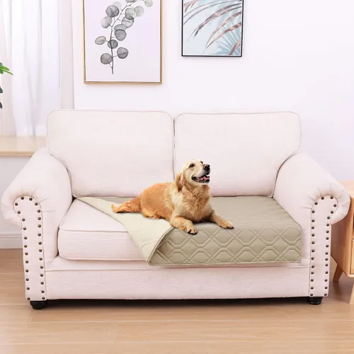 Vista 35 de hyha - Manta impermeable para cama de perro, mantas suaves para mascotas, funda impermeable para sofá para perros, fundas reversibles lavables