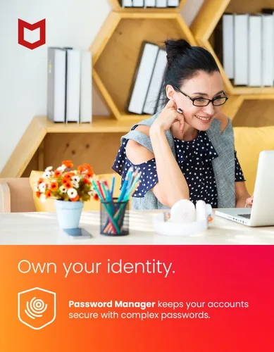 Vista 4 de McAfee Internet Security 2022 10 dispositivos Software antivirus Administrador de contraseñas Windows/Mac/Android/iOS 1 año de suscripción