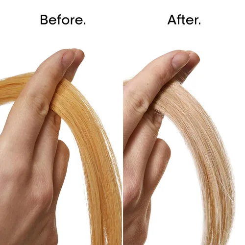 Vista 2 de L'Oréal Professionnel Paris Champú morado que deposita el color - Neutraliza los tonos amarillos no deseados para cabello natural, teñido