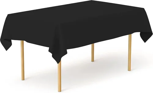 Vista 75 de Pomp - Mantel premium de poliéster con estampado abstracto de 52 x 52 pulgadas cuadradas Tela de fácil cuidado, resistente a arrugas y manchas