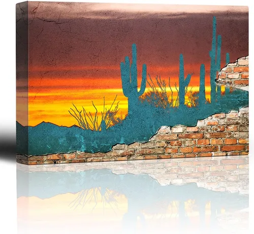 Vista 18 de Hermoso paisaje lona Wall Decor, arte moderno, Home Sets, 12" x 18