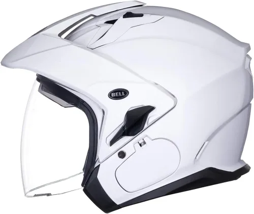 Vista 4 de Bell Mag-9 Casco Urbano color blanco perla brillante