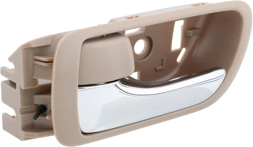 Vista 6 de Manija de puerta interior compatible con Toyota Camry 2002 2003 2004 2005 2006, lado del conductor delantero o trasero, carcasa beige con palanca