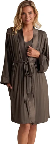 Vista 6 de Faceplant Bamboo® Kimono Lounge Robe Comodidad de lujo Ropa de dormir ecológica