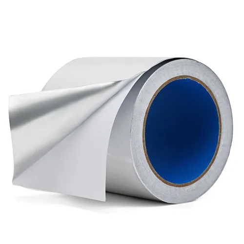Vista 8 de Cinta adhesiva de papel de aluminio resistente de 3.9 mil, 2 pulgadas x 22 yardas, aislamiento resistente al calor, sellado y parche de alta