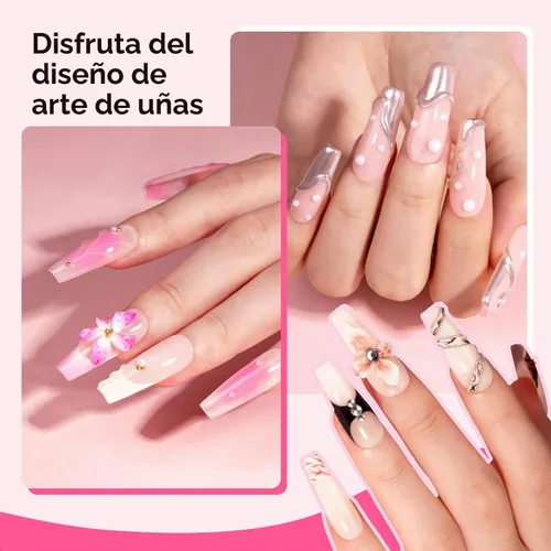 Vista 2 de MelodySusie Gel de uñas sólido constructor de 2.12 oz con kit de polvo