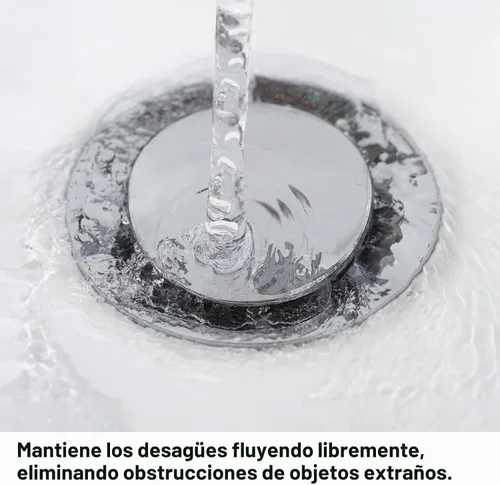 Vista 3 de Enhon Tapones emergentes compatibles con componentes de drenaje Moen, émbolo de drenaje cromado para lavabo de baño, 4-7/8 pulgadas de alto