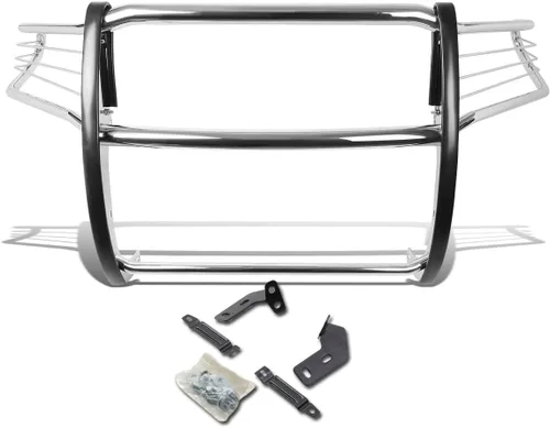 Vista 12 de DNA MOTORING GRILL-G-059-BK - Protector de rejilla para parachoques delantero, color negro, compatible con Sequoia 01-07