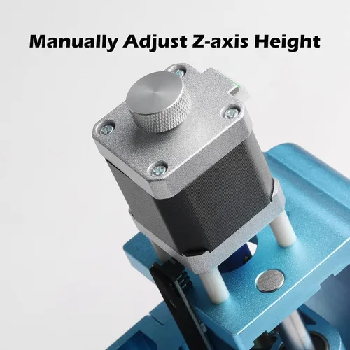 Vista 4 de Genmitsu Kit de montaje de eje Z de aluminio mejorado V2, con soporte de motor de husillo para husillo 775 y husillo de 300-500W, soporte de husillo