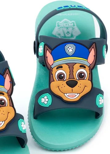 Vista 6 de Paw Patrol Sandalias para niños Deslizadores azules para niños con correa de apoyo Chase The Police Dog Zapatos de verano Calzado sin cordones