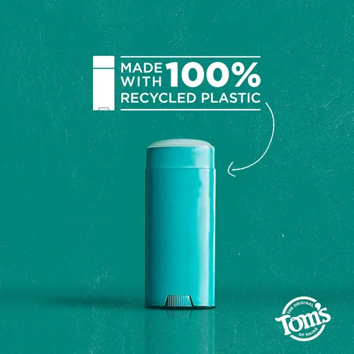 Vista 7 de Tom's of Maine Desodorante natural sin aluminio de coco y mango para mujeres y hombres, se pone transparente, protección contra olores y humedad