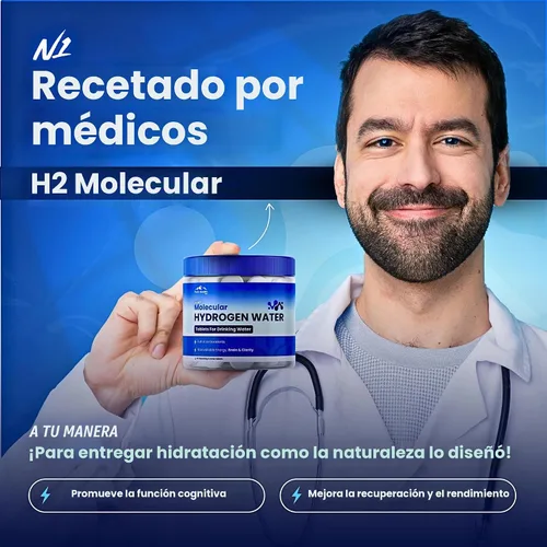 Vista 5 de Comprimidos de agua de hidrógeno PHM para agua potable - Tabletas moleculares H2 Pastillas de magnesio, suplemento de hidratación de electrolitos