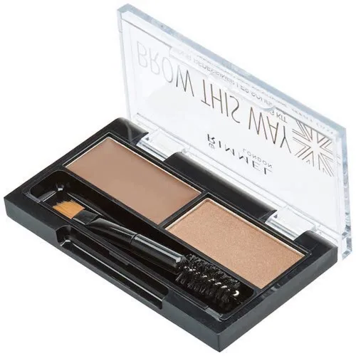 Vista 3 de Kit escultor cejas, rimmel para cejas This Way 0.04 onzas, Marrón medio