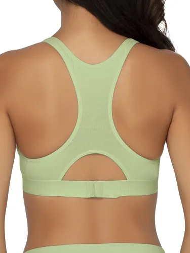 Vista 3 de Smart & Sexy Brasier Cloud de algodón cómodo con cierre frontal y espalda cruzada para mujer