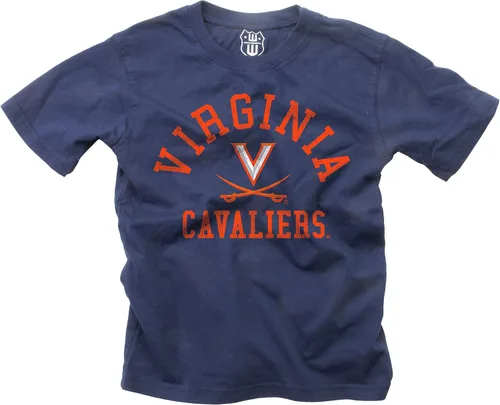 Vista 142 de Wes and Willy Camiseta de algodón orgánico de manga corta para niños de la NCAA