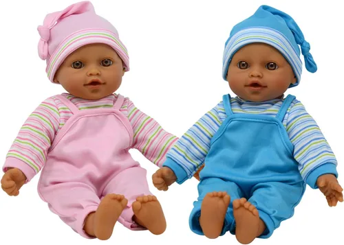 Vista 9 de The New York Doll Collection Muñecas gemelas (afroamericanas)