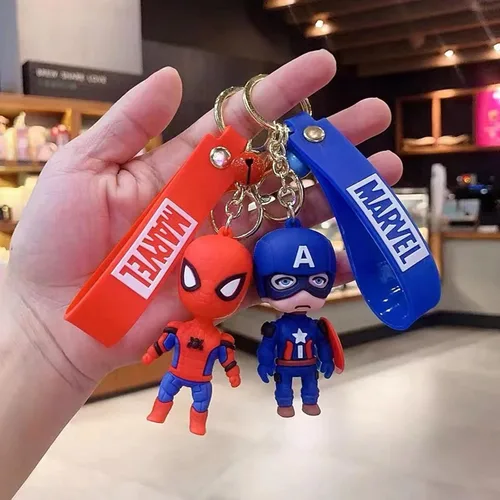 Vista 4 de Iron ManAvengers - Llavero de peltre con logotipo de ManAvengers, llavero para hombre con anillos de metal de aleación desmontables