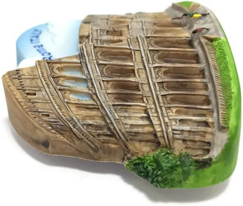 Vista 3 de Roma. Italia, recuerdo Tailandia 3d resina TOY imán de nevera
