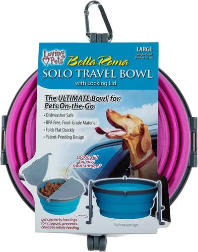 Vista 16 de Loving Pets Bella Roma - Cuencos plegables para perros, cuencos de silicona para perros, cuenco plegable, artículos esenciales para cachorros