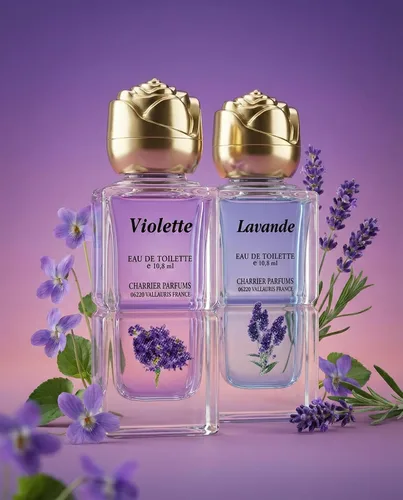 Vista 5 de Charrier Parfums - Set de regalo 5 Eaux de Toilette - 'Parfums de Provence' - 1.8 fl oz - Hecho en Provenza, Francia