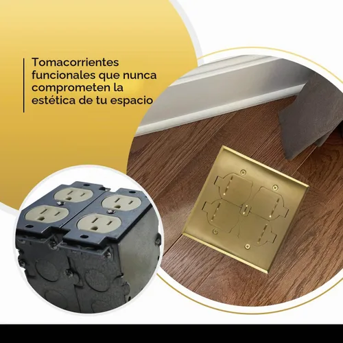 Vista 7 de SELECT Lighting Tomas de receptáculo de 2 bandas 20A resistentes a Latón