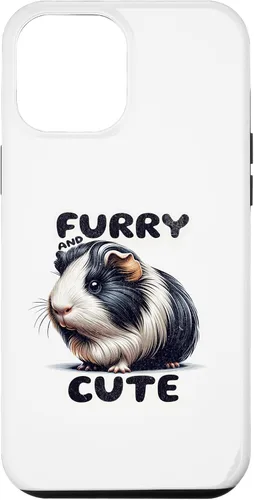 Vista 7 de Funda para iPhone 12 mini Guinea pigs furry and cute Crafted for pet lovers