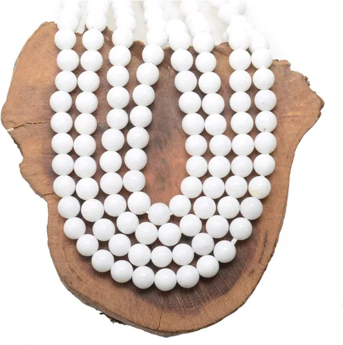 Vista 14 de LPBeads 100 Cuentas de 8mm Cuentas Redondas Naturales de Chakra, Cuentas Sueltas de Piedra Preciosa Redondas para Hacer Joyas con Cordón Elástico
