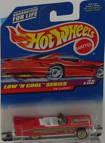 Vista 2 de Hot Wheels 1998-699 '59 CaddY 1959 Low'n Cool Serie 3 de 4 Escala 1:64