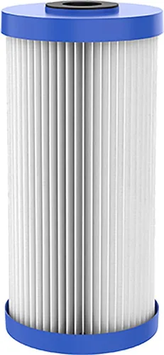 Vista 2 de Pentair OMNIFilter RS6 Filtro de agua de sedimentos, 10 pulgadas, cartucho de repuesto plisado Big Blue resistente para toda la casa, 10" x 4.5