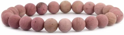 Vista 9 de Justinstones Gem - Pulsera elástica de cuentas redondas de 8 mm de gemas semipreciosas, unisex, de 7 pulgadas AA Thulite