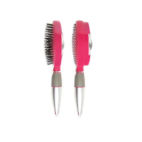 Vista 10 de Cepillo para limpiar el cabello, desenreda, cepilla o peina fácilmente, cepillo retráctil para cabello seco o húmedo, niños y adultos por Qwik