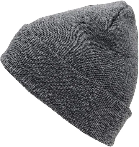 Vista 19 de Century Star Gorro para hombres y mujeres, gorro de invierno suave, gorro de invierno con calavera, gorras de punto 01 Negro