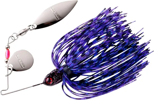 Vista 11 de Booyah Pond Magic Señuelo de pesca de róbalo con hoja giratoria para aguas pequeñas