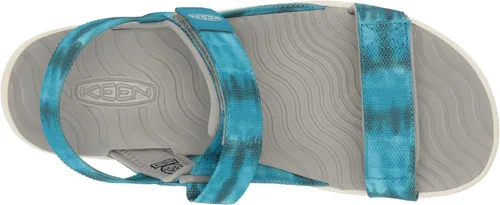 Vista 5 de KEEN Correa trasera Elle unisex para niños, plataforma casual y puntera abierta