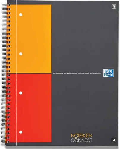 Vista 8 de Oxford International - Cuaderno activo con tapa de polietileno A4+, rayas estrechas con margen y perforado, incluye divisor reposicionable, 80