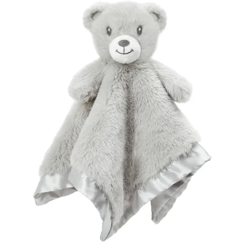 Vista 8 de Manta de Seguridad con Oso - Manta Suave para Bebé Lovey, Manta Esponjosa Unisex Lovie, Juguetes de Peluche para Acurrucarse, Oso de Peluche