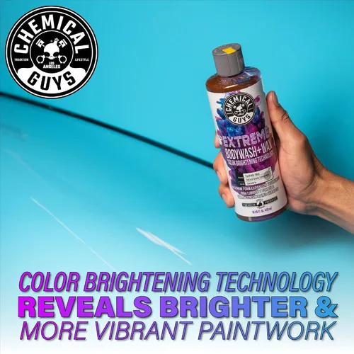Vista 7 de Chemical Guys Honeydew Snow Foam (CWS_110_16) y Extreme Wash & Wax (CWS_207_16) Jabón de lavado de autos Paquete de 16 onzas (2) botellas de 16 onzas